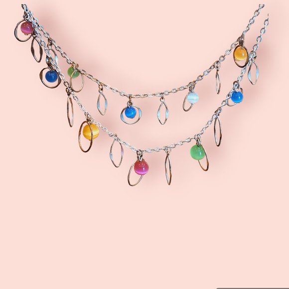 Lia Sophia Double strand necklace - Picture 2 of 5